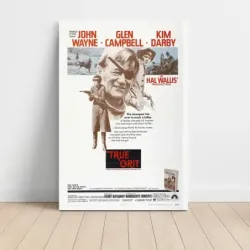 True Grit (1969) Fine Art Movie Poster