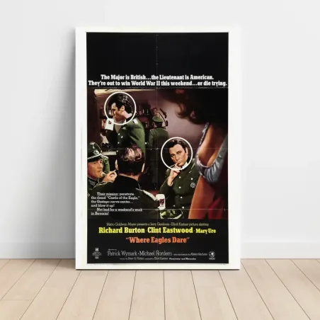 Where Eagles Dare (1968) Fine Art Movie Poster