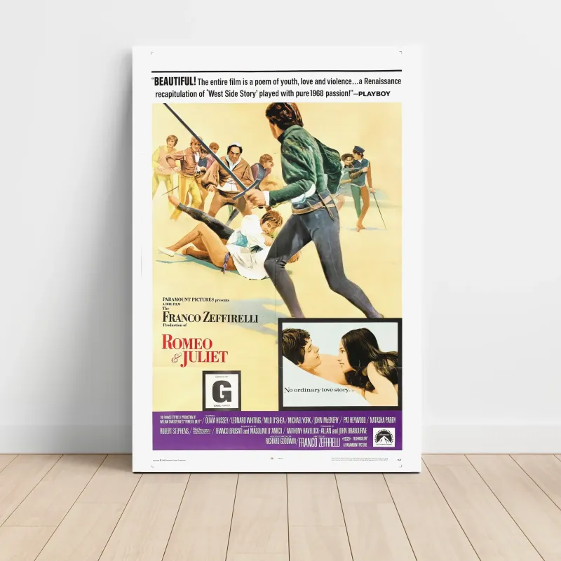 Romeo and Juliet (1968) Fine Art Movie Poster