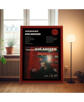 Ian Brown – Solarized Fine Art Album Poster