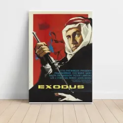 Exodus (1960) Fine Art Movie Poster
