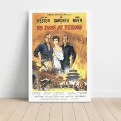 55 Days at Peking (1963) Fine Art Movie Poster