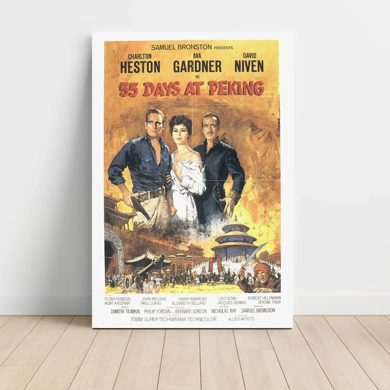 55 Days at Peking (1963) Fine Art Movie Poster