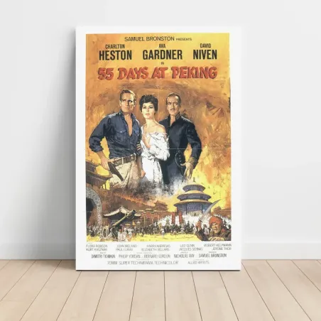 55 Days at Peking (1963) Fine Art Movie Poster