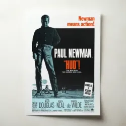 Hud (1963) Fine Art Movie Poster