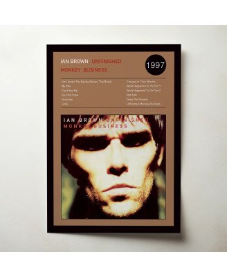Ian Brown – Unfinished Monkey Business Fine Art Album Poster