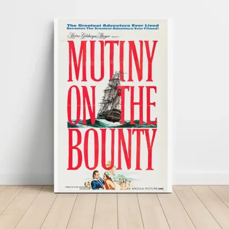 Mutiny on the Bounty (1962) Fine Art Movie Poster