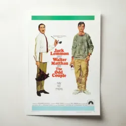 The Odd Couple (1968) Fine Art Movie Poster