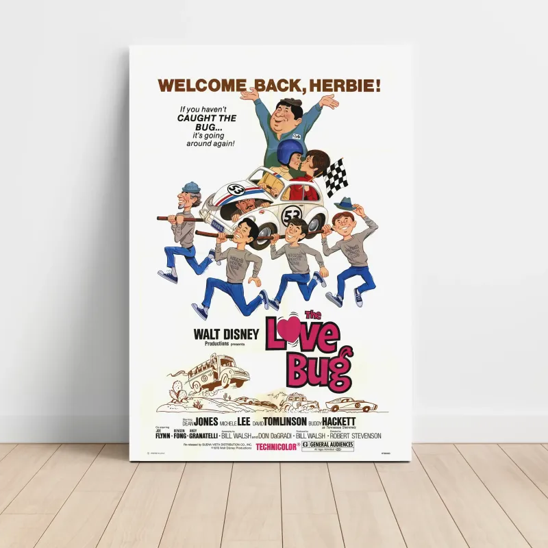 The Love Bug (1968) Fine Art Movie Poster