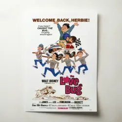 The Love Bug (1968) Fine Art Movie Poster