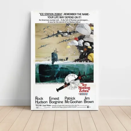 Ice Station Zebra (1968) Fine Art Movie Poster