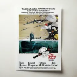 Ice Station Zebra (1968) Fine Art Movie Poster