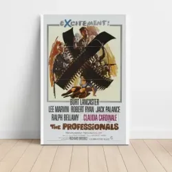 The Professionals (1966) Fine Art Movie Poster