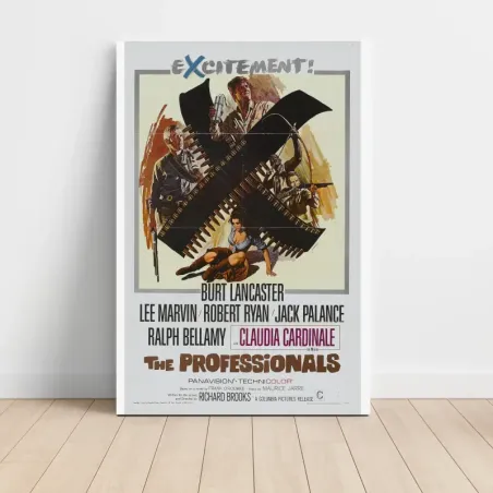 The Professionals (1966) Fine Art Movie Poster