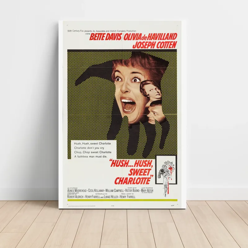 Hush...Hush, Sweet Charlotte (1964) Fine Art Movie Poster
