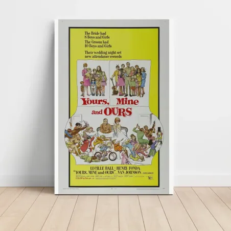 Yours, Mine and Ours (1968) Fine Art Movie Poster