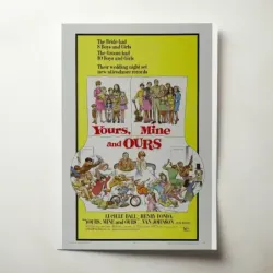 Yours, Mine and Ours (1968) Fine Art Movie Poster