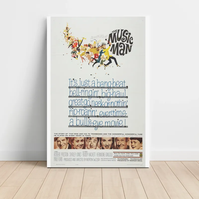 The Music Man (1962) Fine Art Movie Poster