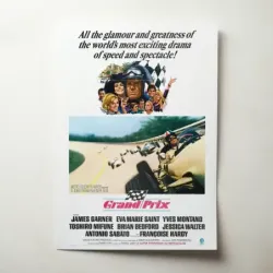 Grand Prix (1966) Fine Art Movie Poster