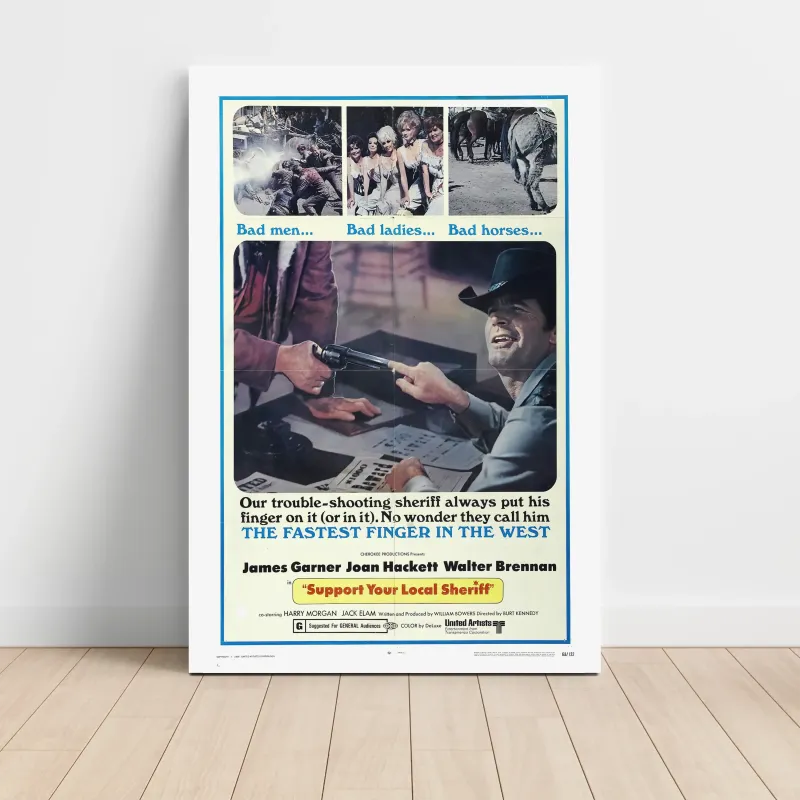 Support Your Local Sheriff! (1969) Fine Art Movie Poster