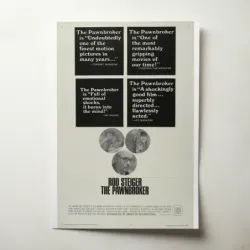 The Pawnbroker (1964) Fine Art Movie Poster