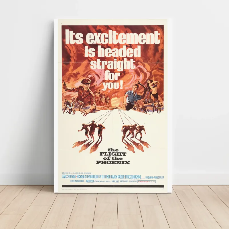 The Flight of the Phoenix (1965) Fine Art Movie Poster