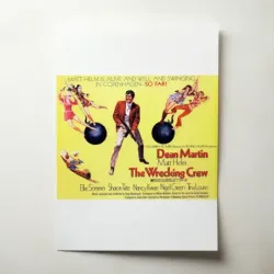 The Wrecking Crew (1968) Fine Art Movie Poster