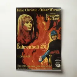 Fahrenheit 451 (1966) Fine Art Movie Poster