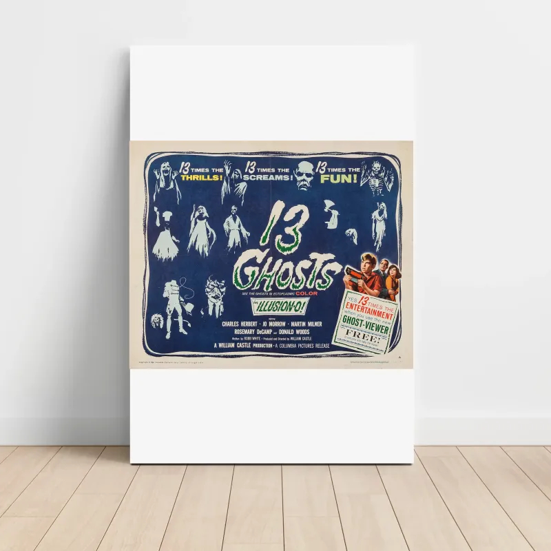 13 Ghosts (1960) Fine Art Movie Poster