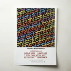 Bob & Carol & Ted & Alice (1969) Fine Art Movie Poster