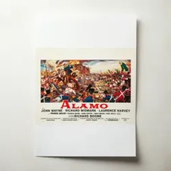 The Alamo (1960) Fine Art Movie Poster