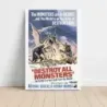 Destroy All Monsters (1968) Fine Art Movie Poster