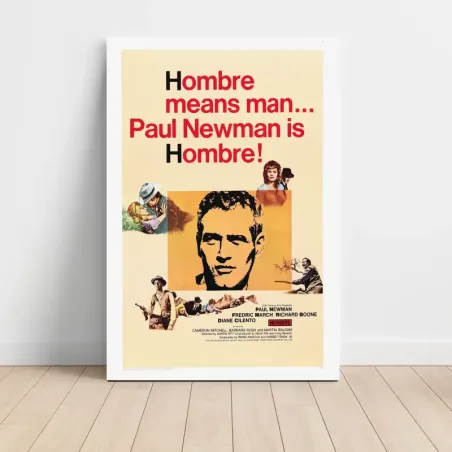 Hombre (1967) Fine Art Movie Poster