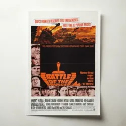 Battle of the Bulge (1965) Fine Art Movie Poster
