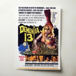 Dementia 13 (1963) Fine Art Movie Poster