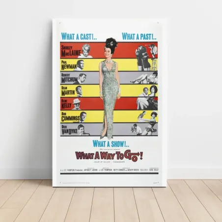 What a Way to Go! (1964) Fine Art Movie Poster