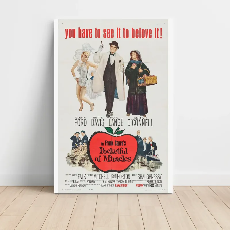 Pocketful of Miracles (1961) Fine Art Movie Poster