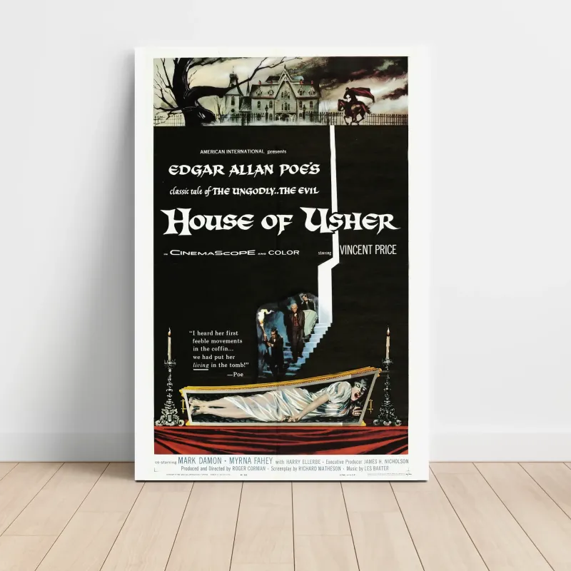 House of Usher (1960) Fine Art Movie Poster
