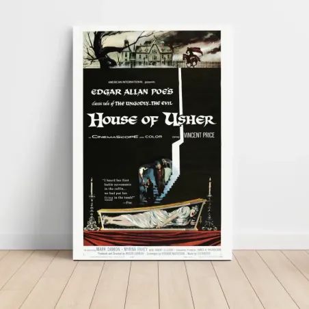House of Usher (1960) Fine Art Movie Poster