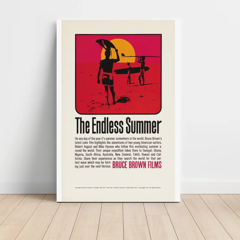 The Endless Summer (1966) Fine Art Movie Poster
