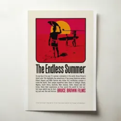The Endless Summer (1966) Fine Art Movie Poster