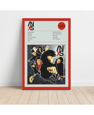 INXS – X Fine Art Album Poster Music Wall Art 