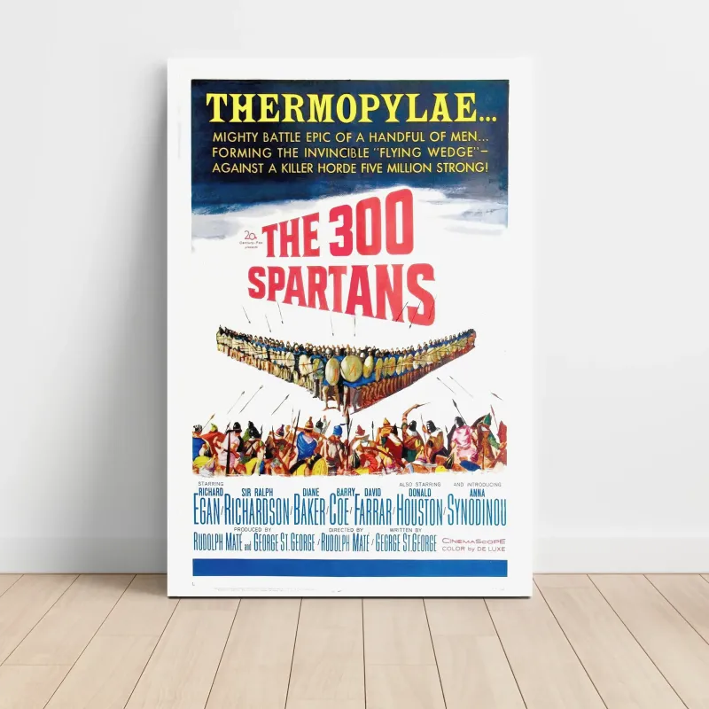 The 300 Spartans (1962) Fine Art Movie Poster