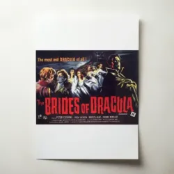 The Brides of Dracula (1960) Fine Art Movie Poster
