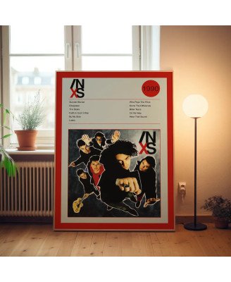 INXS – X Fine Art Album Poster Music Wall Art 