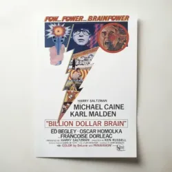 Billion Dollar Brain (1967) Fine Art Movie Poster