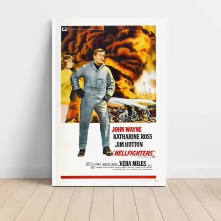Hellfighters (1968) Fine Art Movie Poster