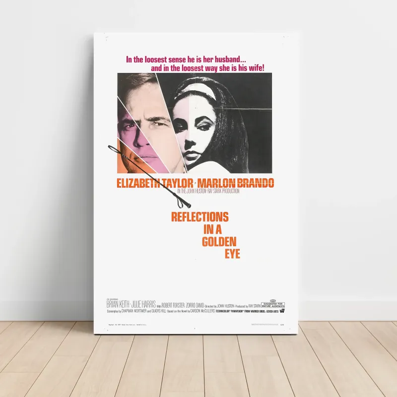 Reflections in a Golden Eye (1967) Fine Art Movie Poster