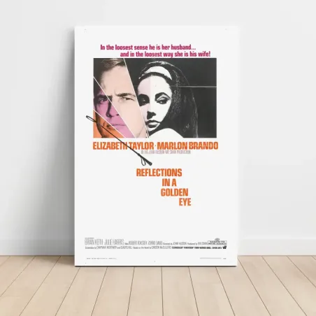 Reflections in a Golden Eye (1967) Fine Art Movie Poster