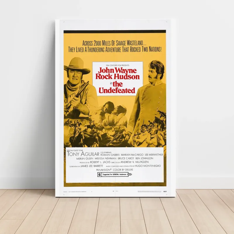 The Undefeated (1969) Fine Art Movie Poster